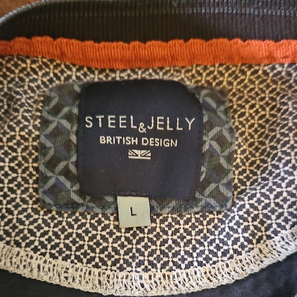 Steel & Jelly Men's Navy Short-Sleeve Crewneck Tee - Picture 2 of 3